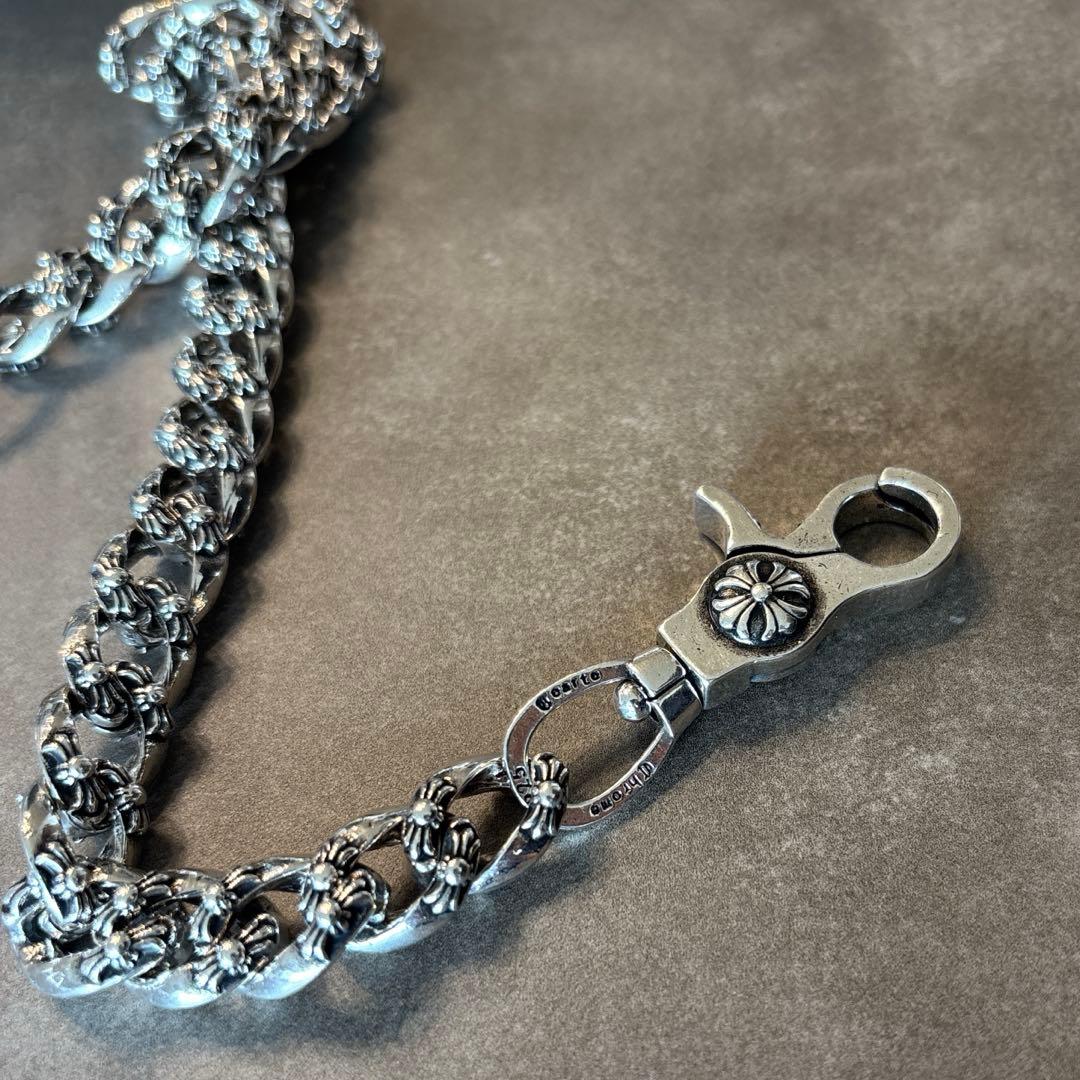 値下げ【新品】ウォレットチェーン　シルバー925刻印あり