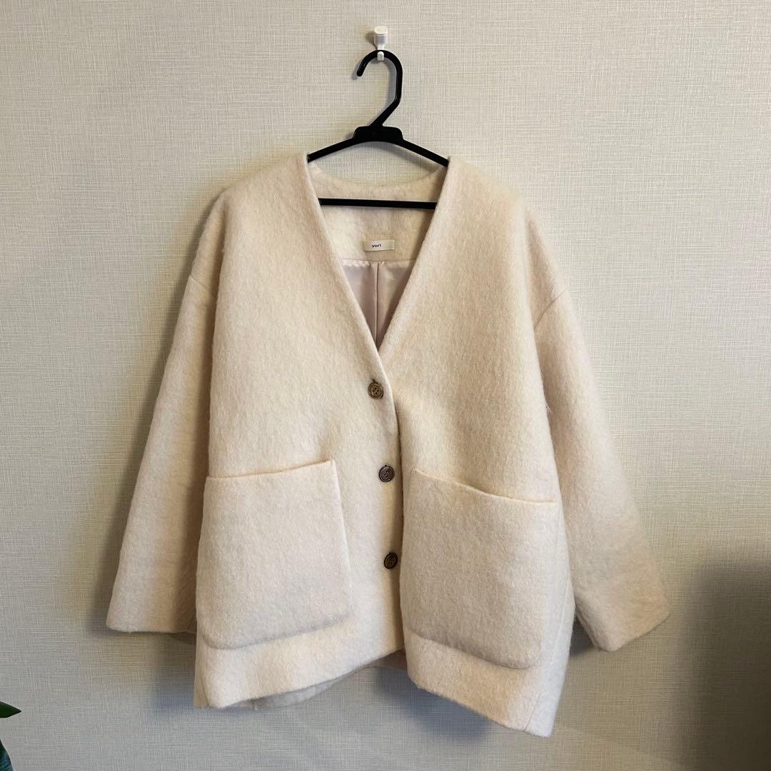 yori ヨリ ウールモヘアシャギージャケット