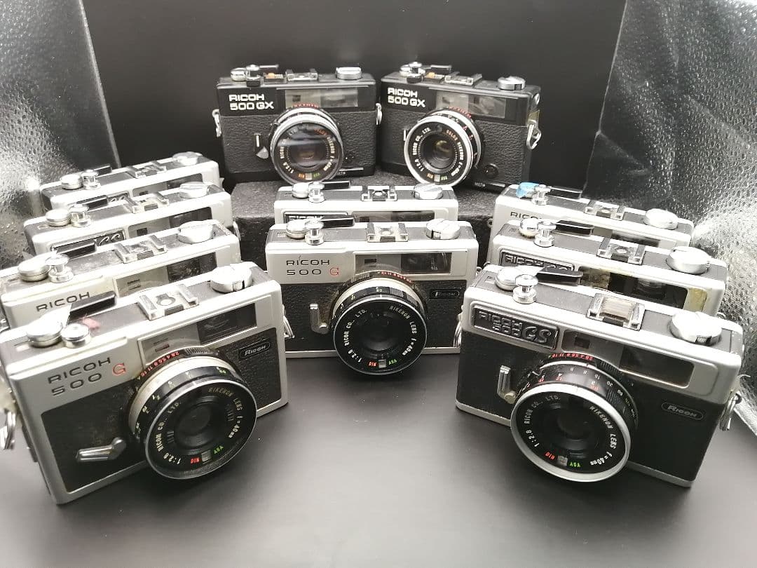 ジャンク　RICOH 500G シリーズ コンパクトフィルムカメラ　11台セット