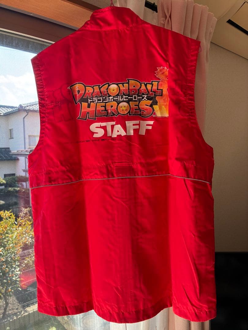 スーパードラゴンボールヒーローズ店員用STAFF大会スタッフユニフォームベスト