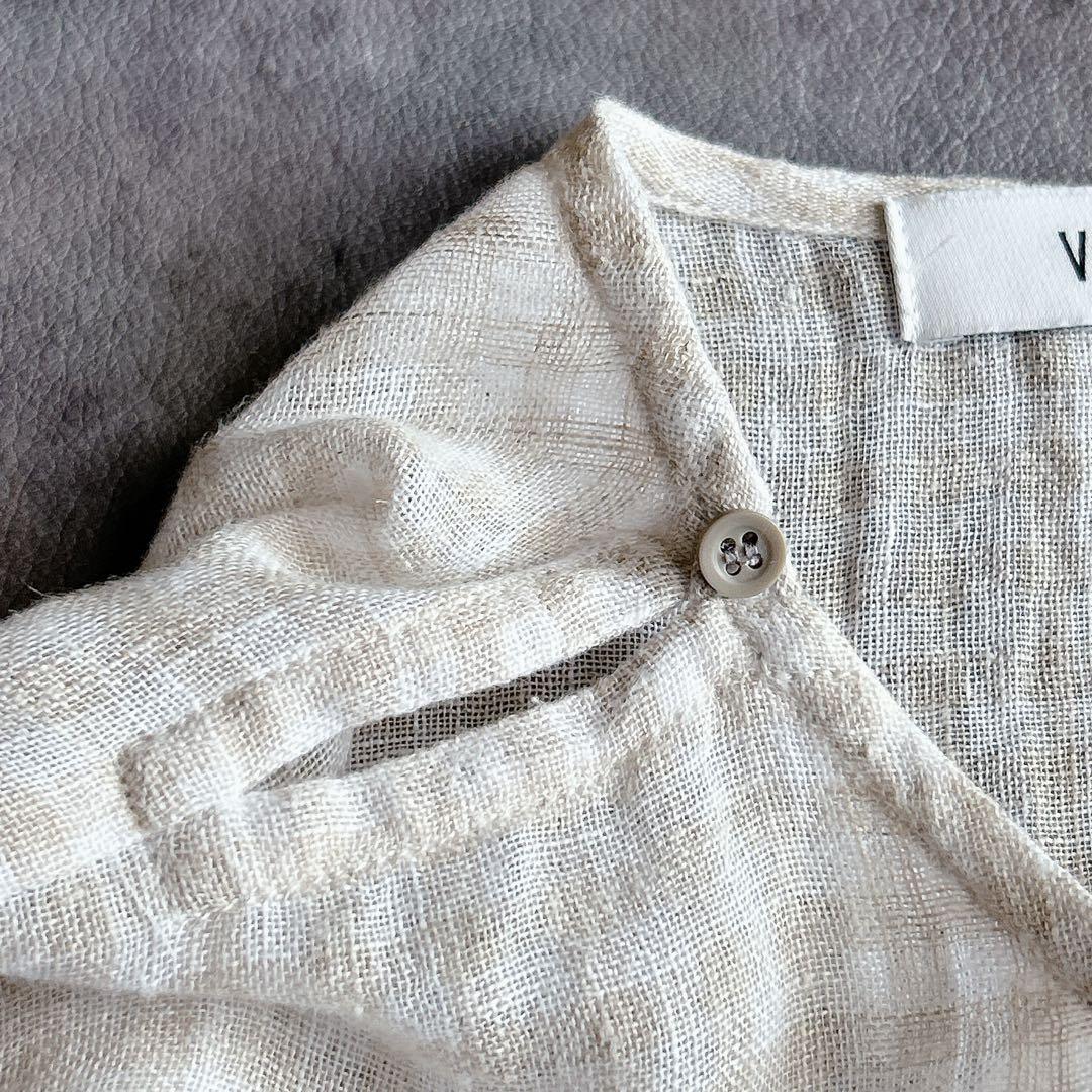 rino/ Veritecoeur ⿻ リネン ギンガムチェックチュニック