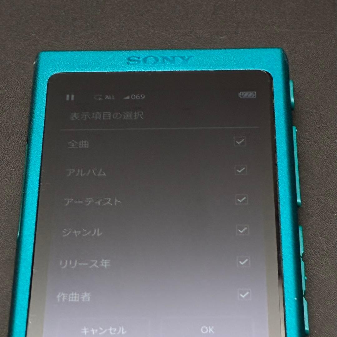 【美品】ソニー ウォークマン NW-A36 32GB ブルー