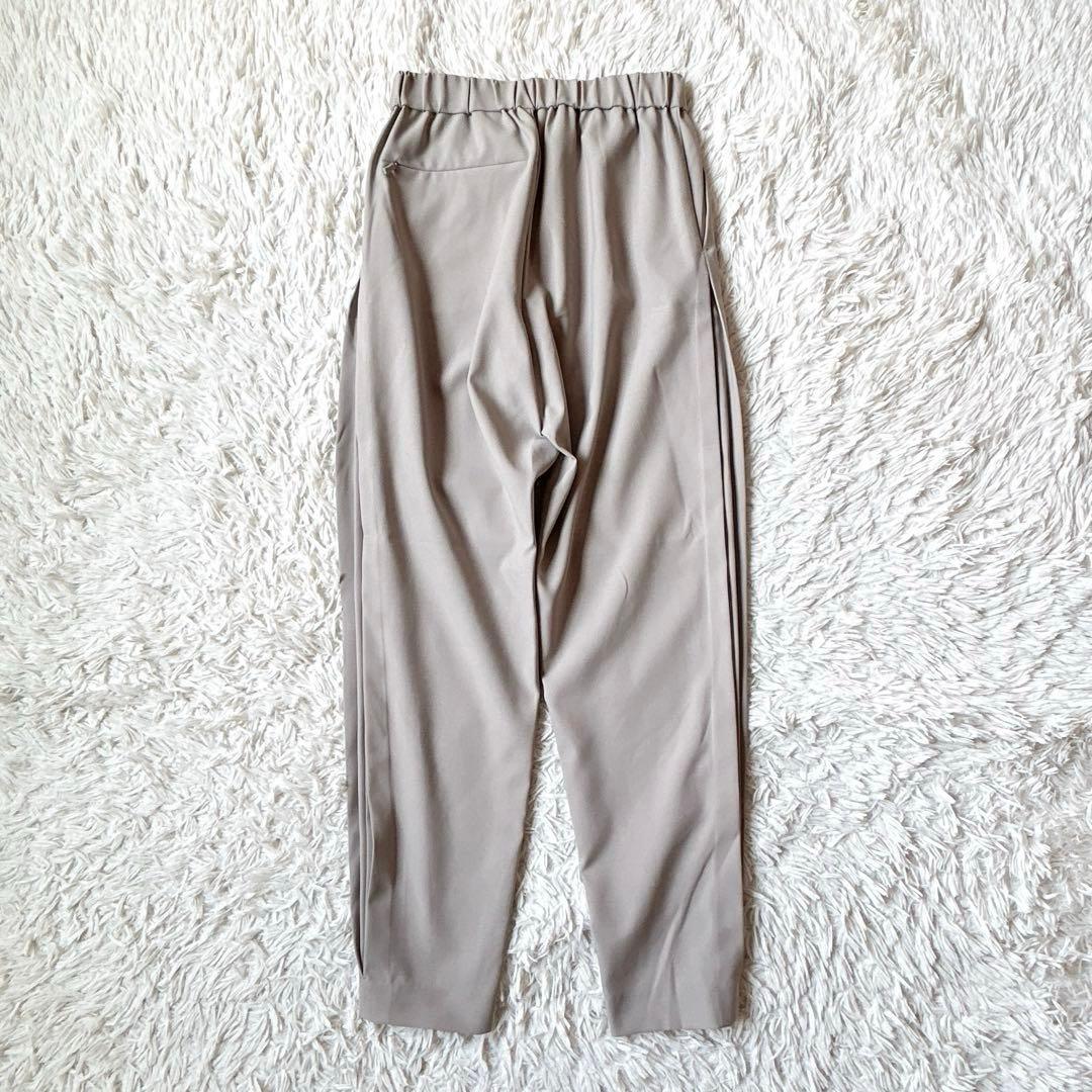 美品　HYKE ハイク　ストレッチイージーテーパードパンツ サイドデザイン