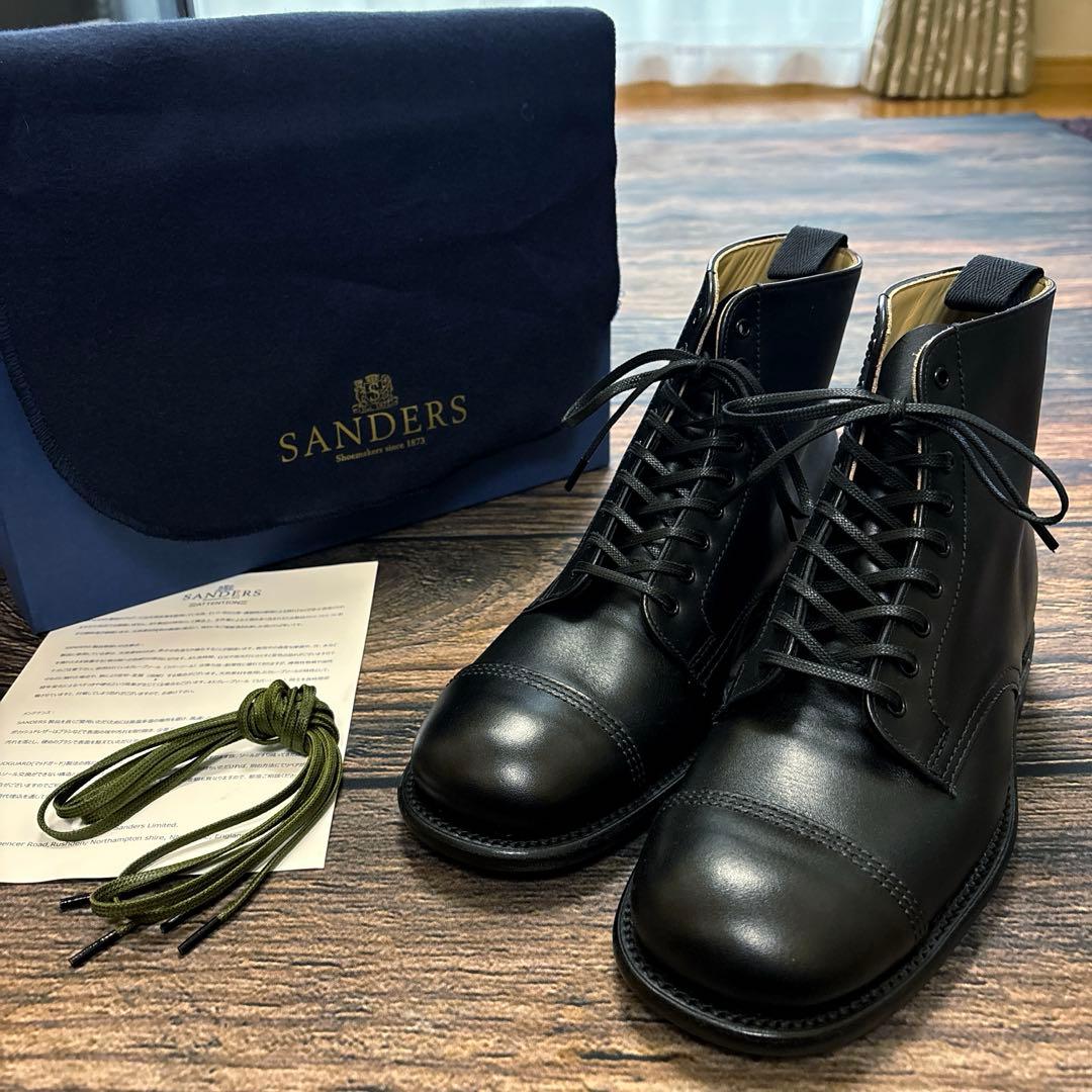 靴 SANDERS / B.G.S. cap derby boots