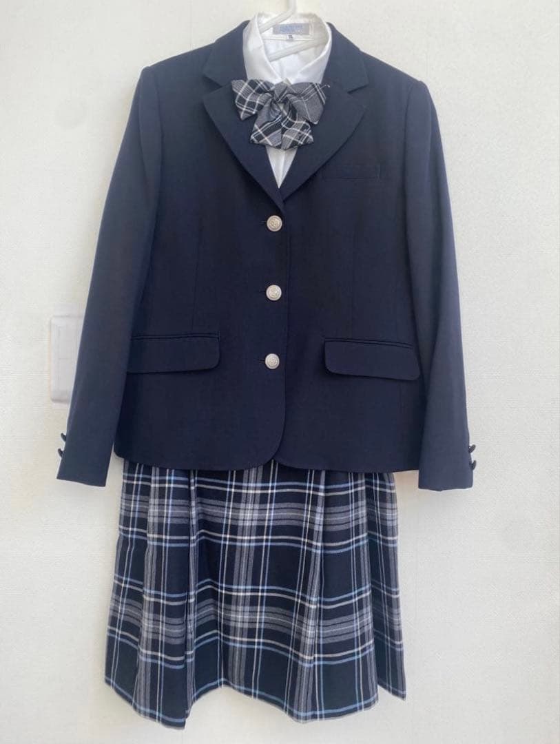 ポンポネットジュニア4点セット（受験、面接、卒業式、ブレザー、スカート）
