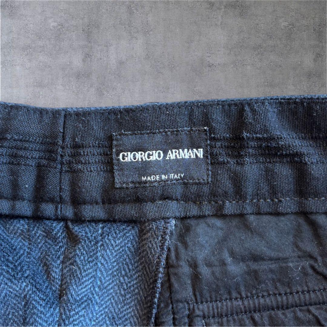 90s GIORGIO ARMANI ベロアスラックス