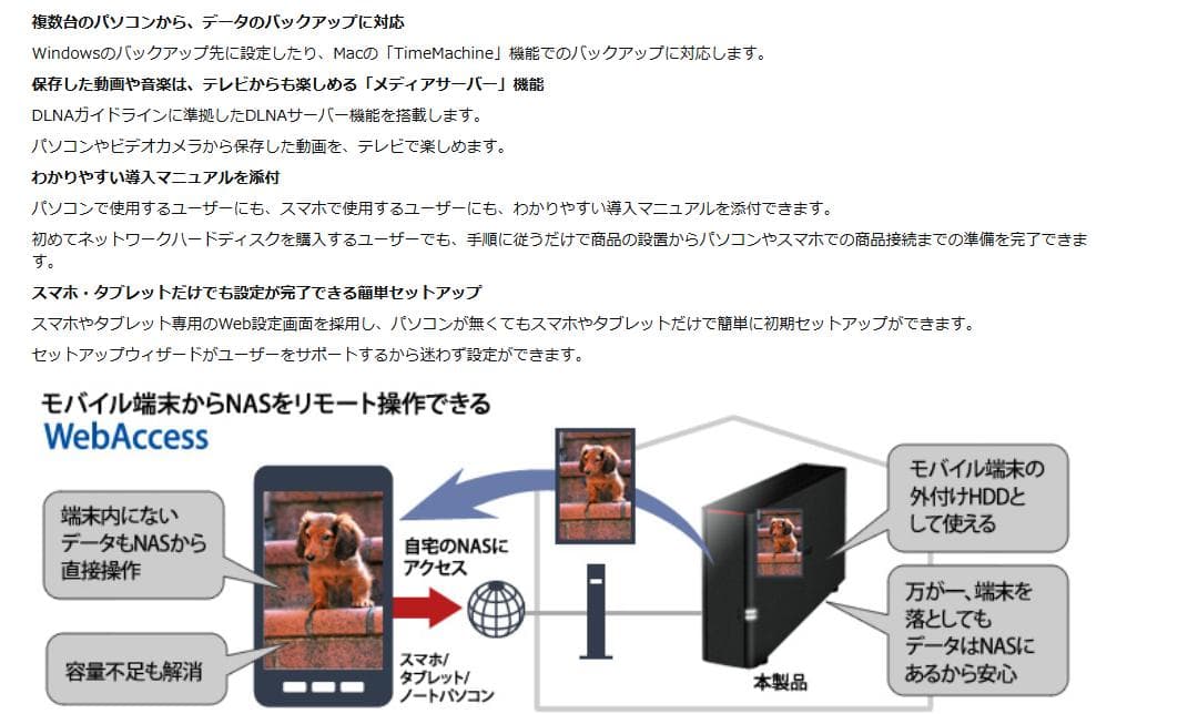 外付けハードディスク・ドライブ tomatosoup10010BUFFALO LS220D0602G