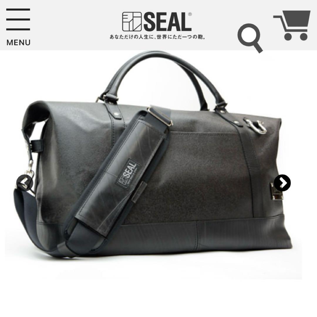 【極美品/希少】SEAL × 森野帆布 コラボ 2way トラベルボストンバッグ