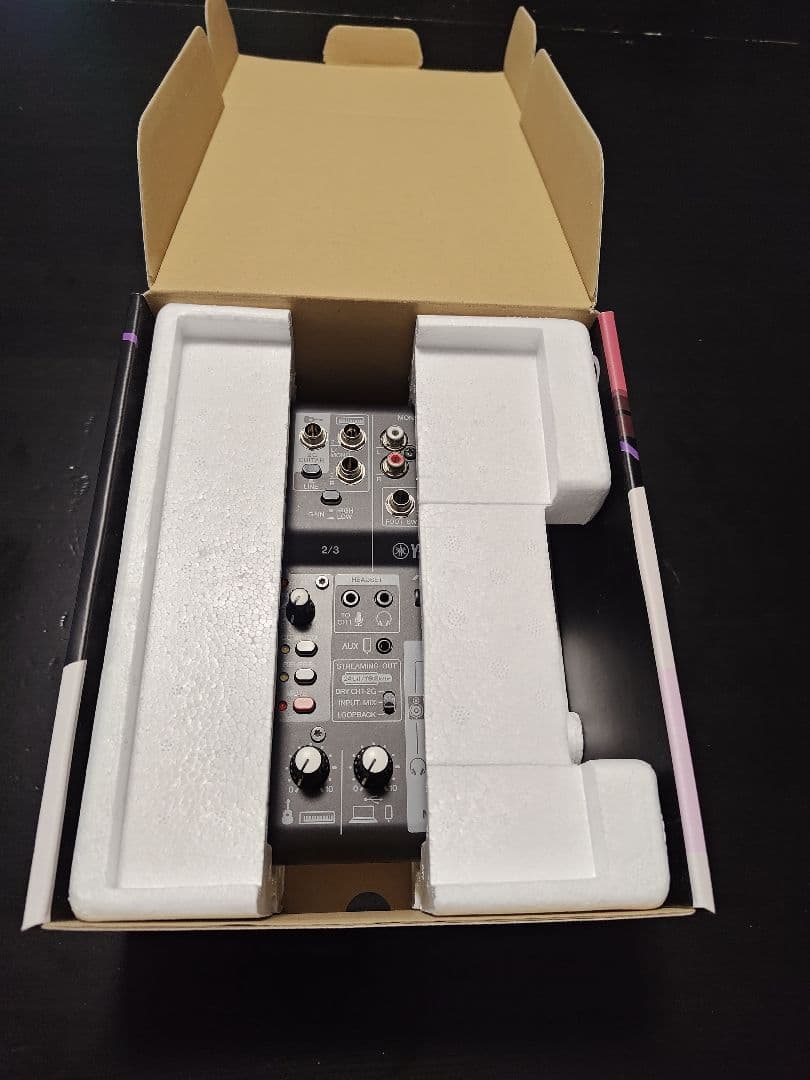 YAMAHA ライブストリーミングミキサー ブラック AG03MK2