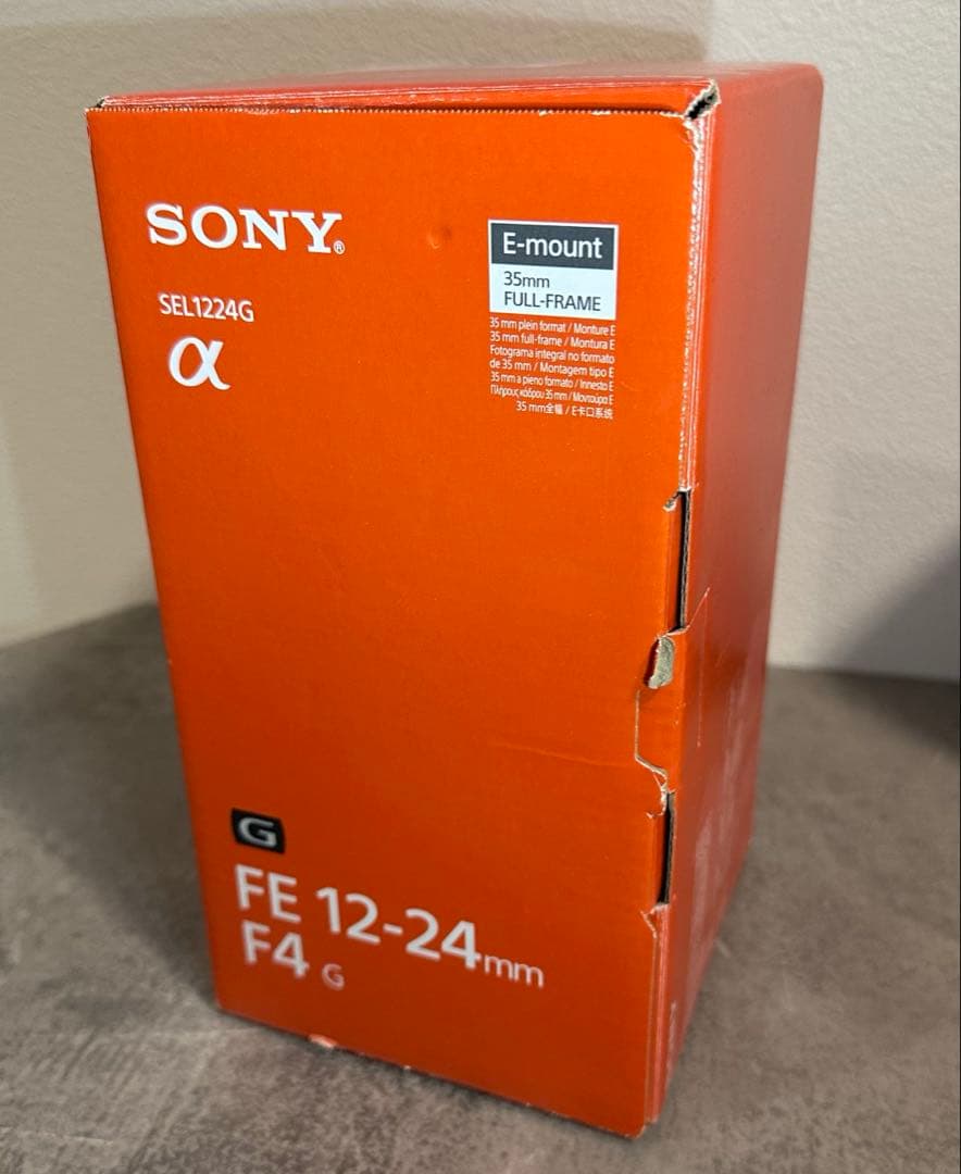 【美品・防湿庫保管】SONY FE 12-24mm F4 G SELP1224G