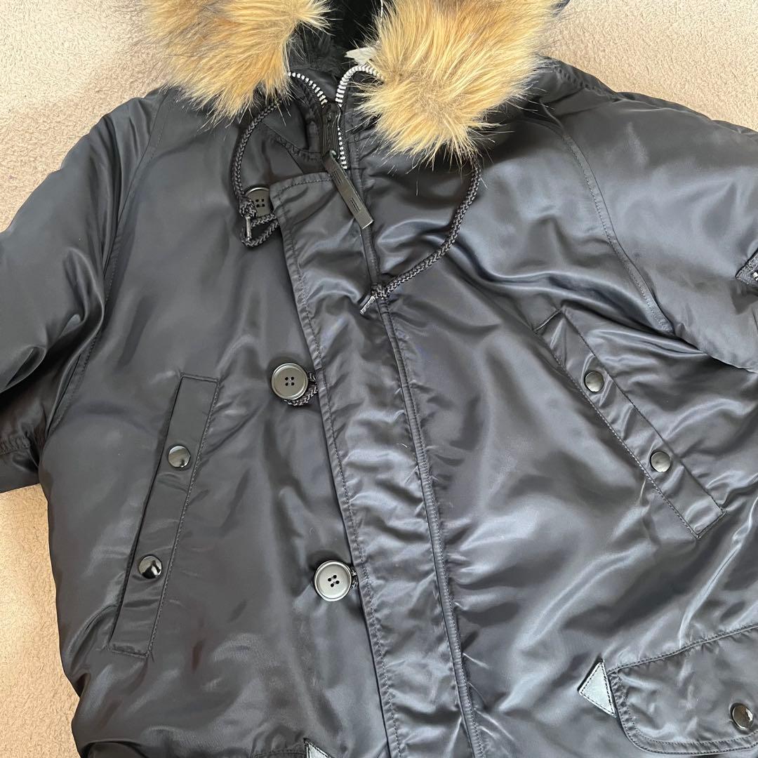 アルファインダストリー N3B ブラック L ミリタリー フライトジャケット