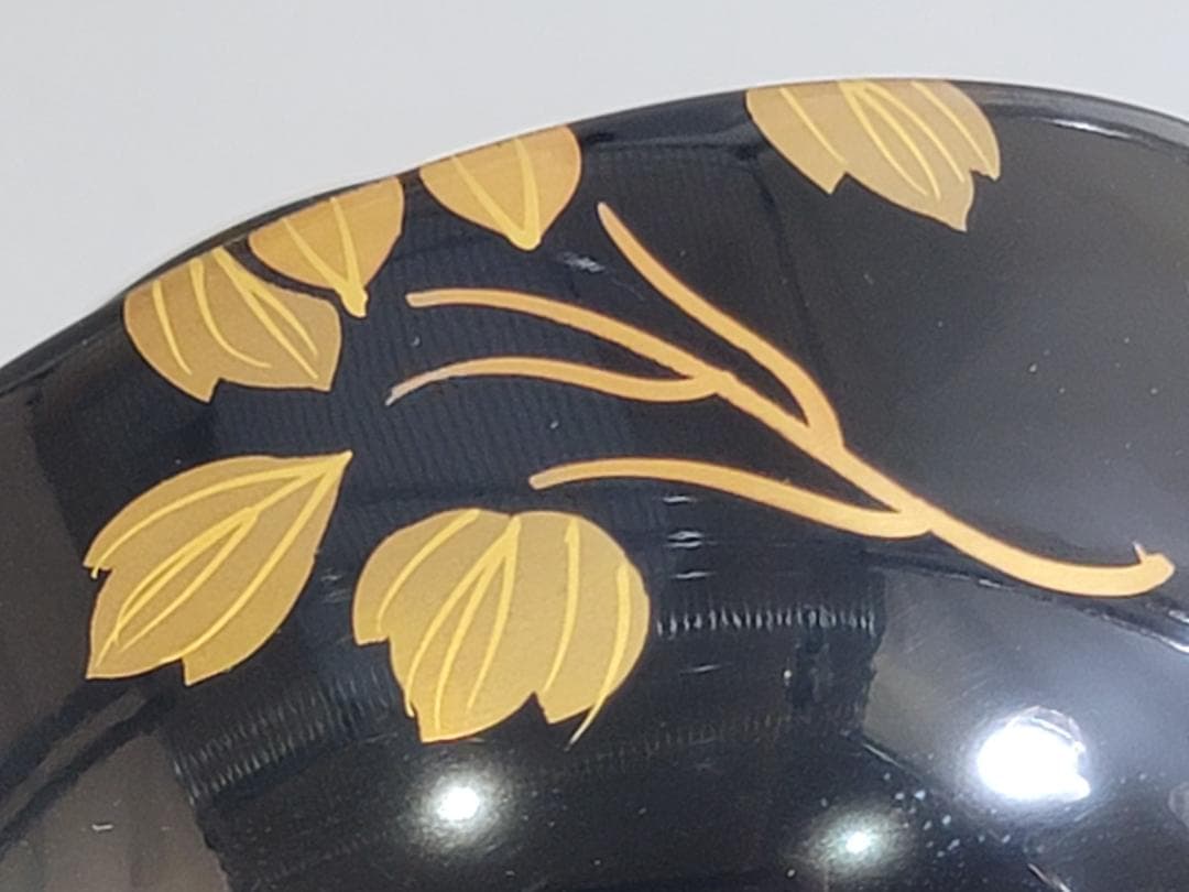 輪島塗 吸物椀 五客 塗師 松雲作 美品 DT251