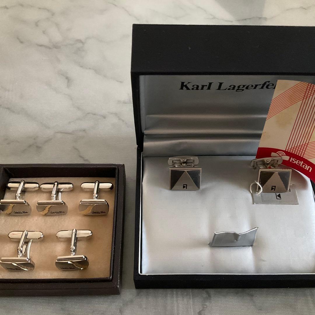 ネクタイピン カフスボタン おまとめ　菊花紋　ダンヒル　七宝焼(佐野登志子)他