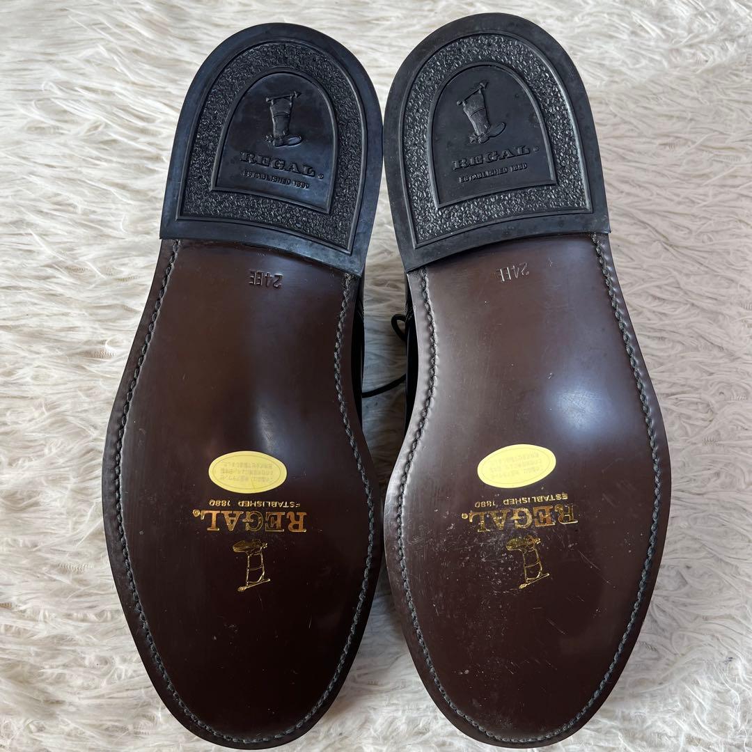 【新品未使用】リーガル　2504 プレーントゥ　レザーシューズ