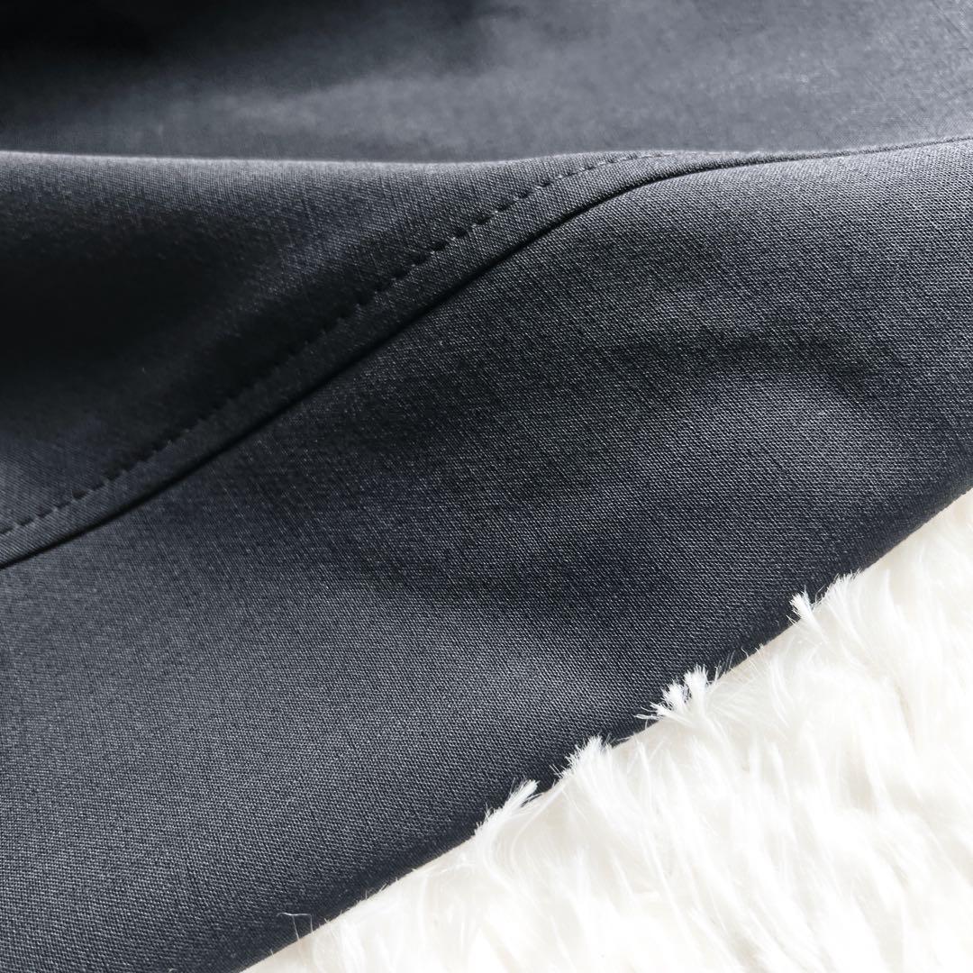 新品　 HERMES エルメス ブラック 刺繍　エレガント　ワンピース