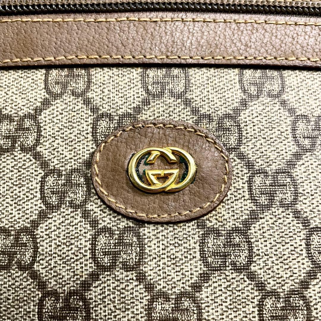 グッチ オールドグッチ クラッチバッグ セカンドバッグ スプリーム 金具 大容量