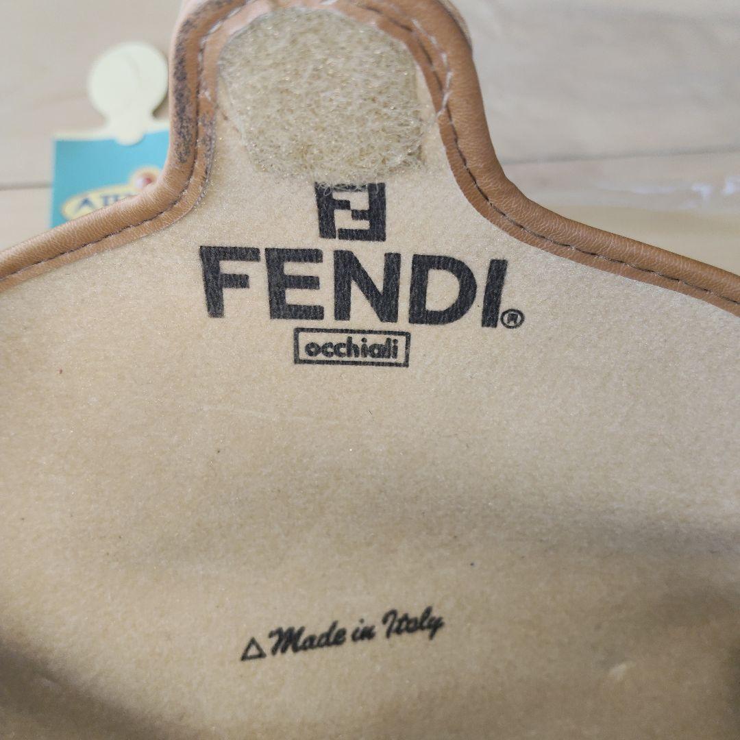 【美品】FENDI フェンディ ゴールドフレーム ブラウンレンズ サングラス