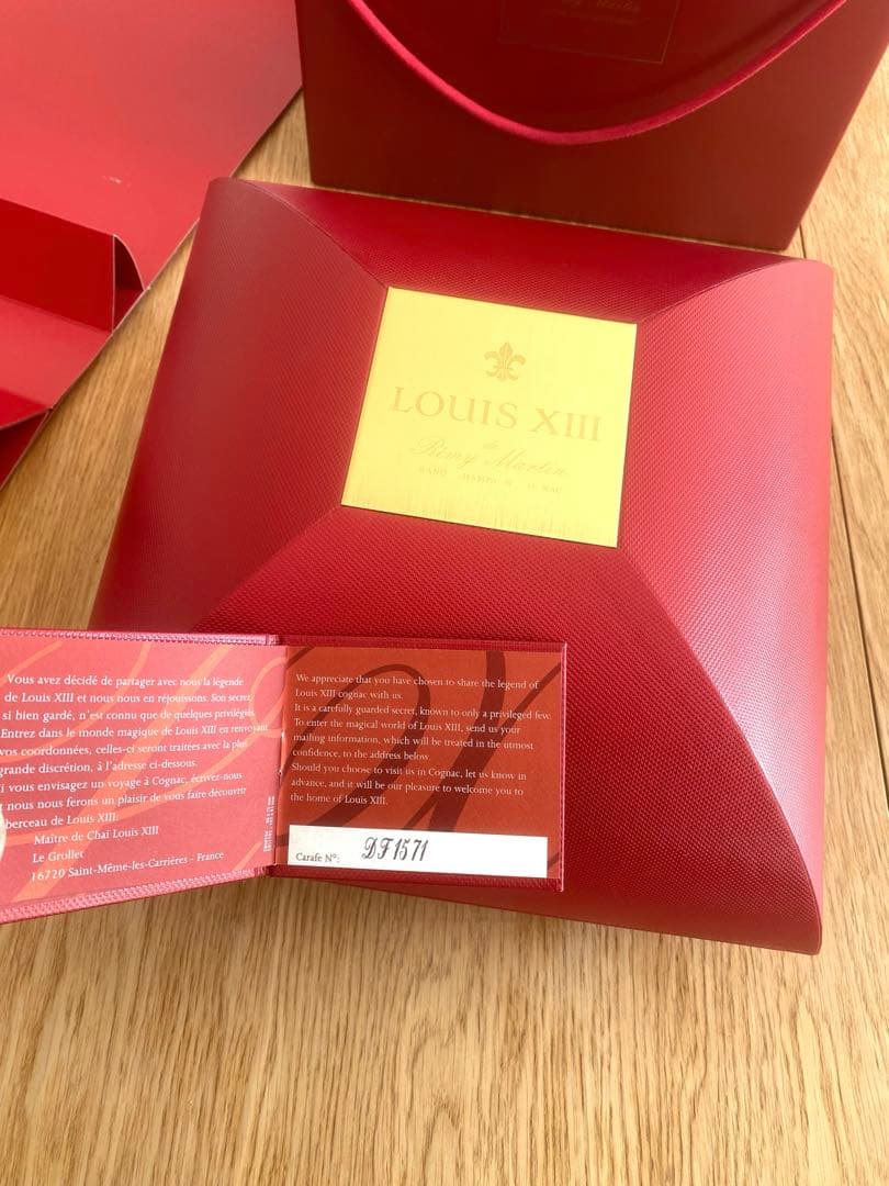 短期値下げ中！LOUIS XIII ブランデー 特別デザイン バカラボトル