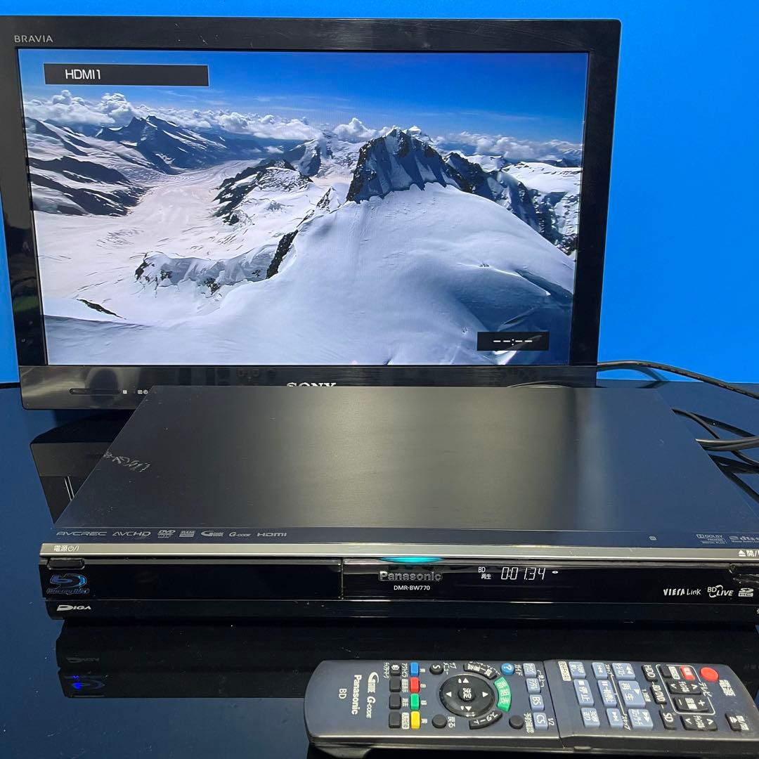 Panasonic DMR-BW770 ブルーレイレコーダー　動作確認済