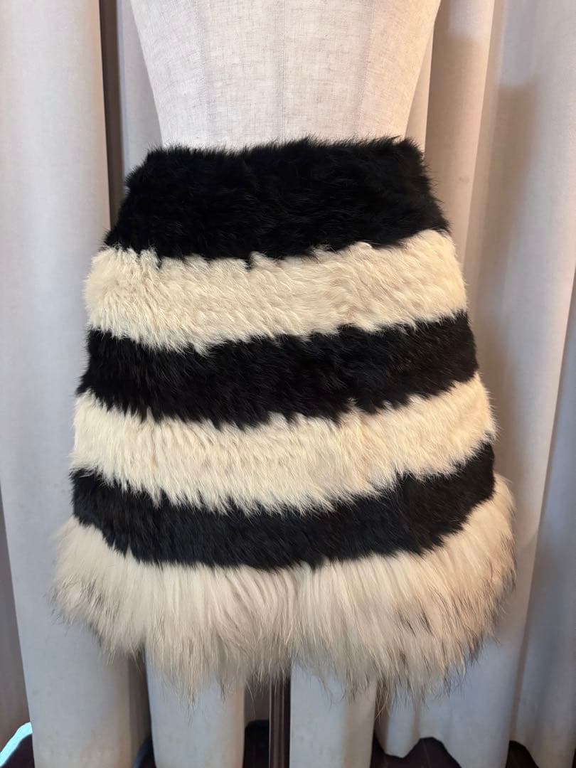 ラビットファー　リアルファー　スカート　ユナイテッドアローズ