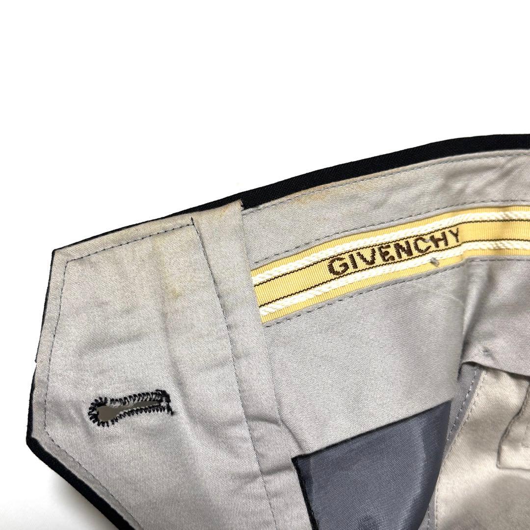 90s GIVENCHY ウールモヘヤ ワイド スラックス ジバンシー