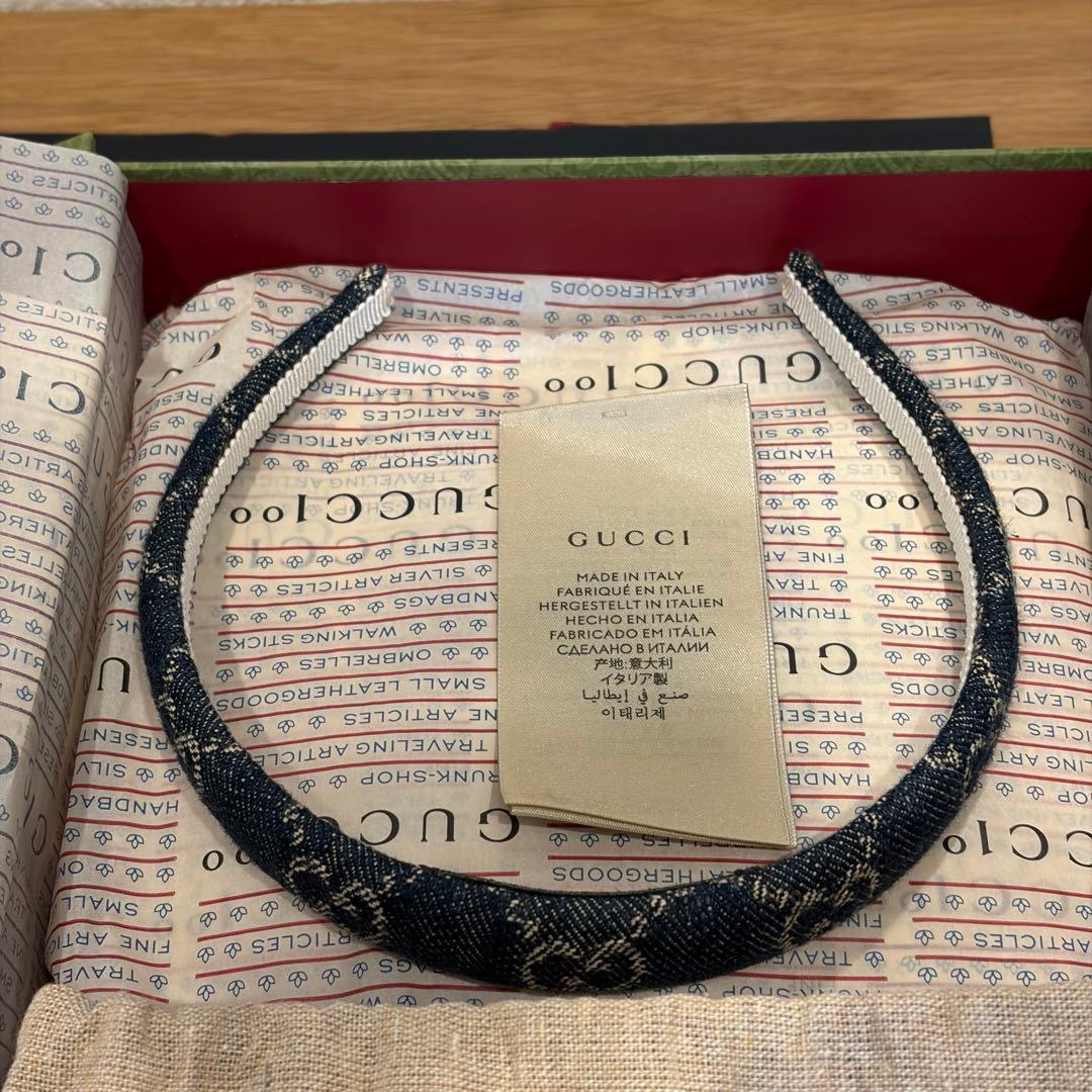 【超美品】GUCCI ヘアバンド　未使用に近い