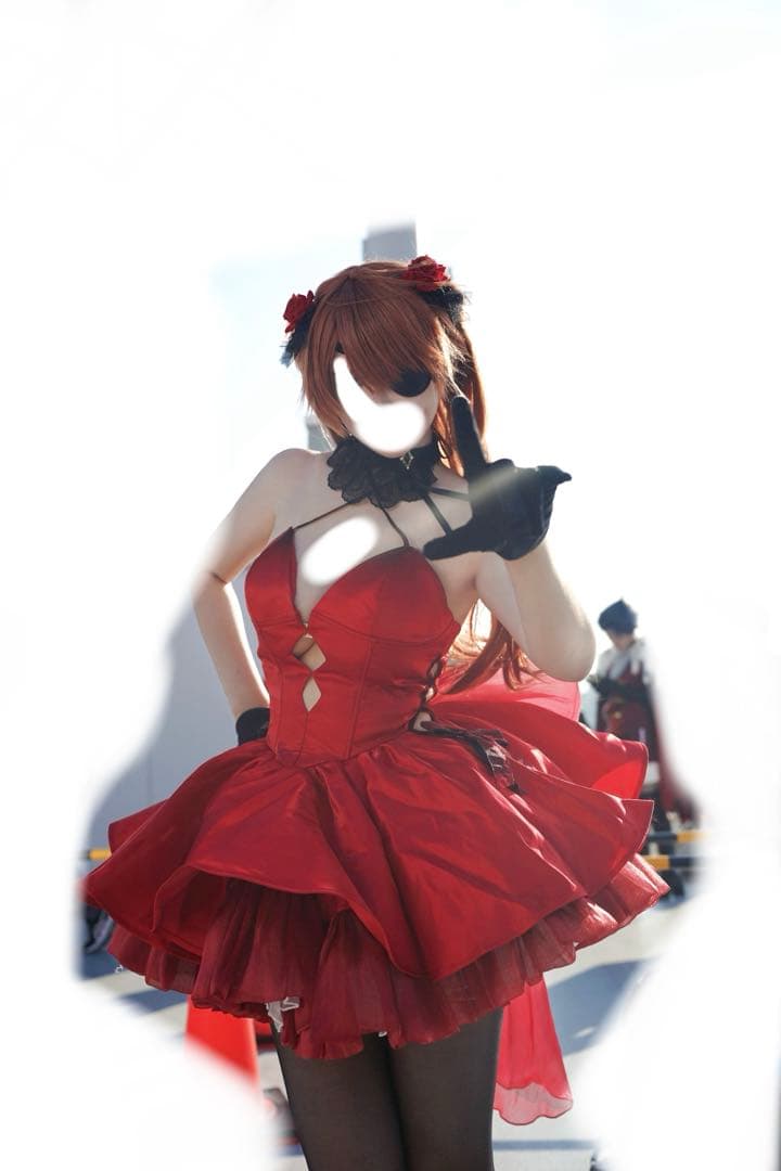 NIKKE×EVA アスカ明日香　孤海の楽章　コスプレ衣装 スタイルウィッグ