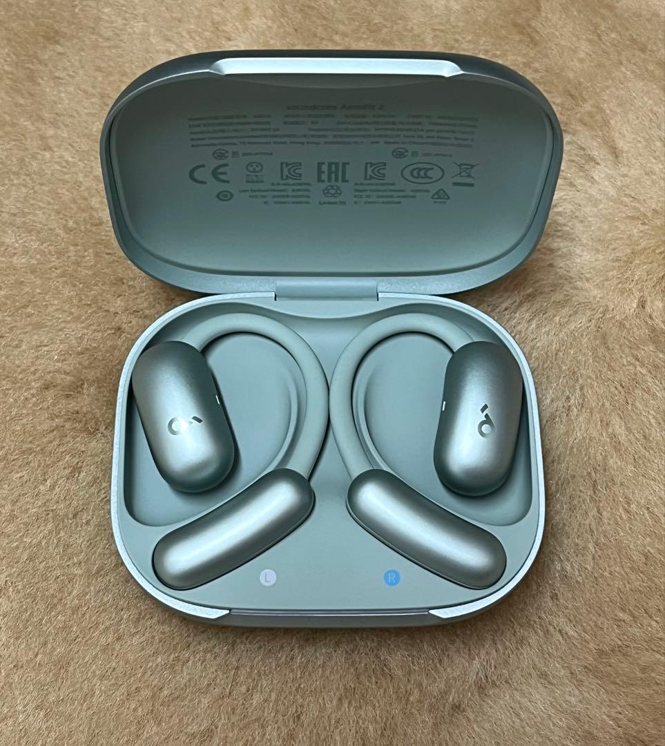 Anker Soundcore AeroFit 2 シルバーグリーン［中古］