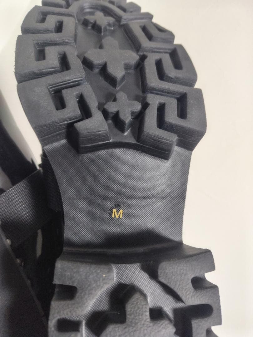 アキロン×ドノバン 厚底パールローファー 黒M Akiron × Donoban