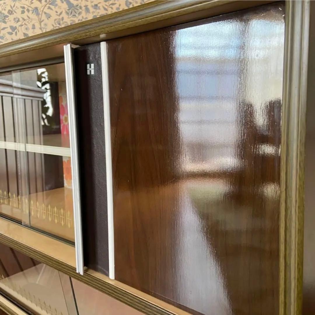 ビンテージ　キャビネット　カップボード　キッチン収納家具　昭和レトロ