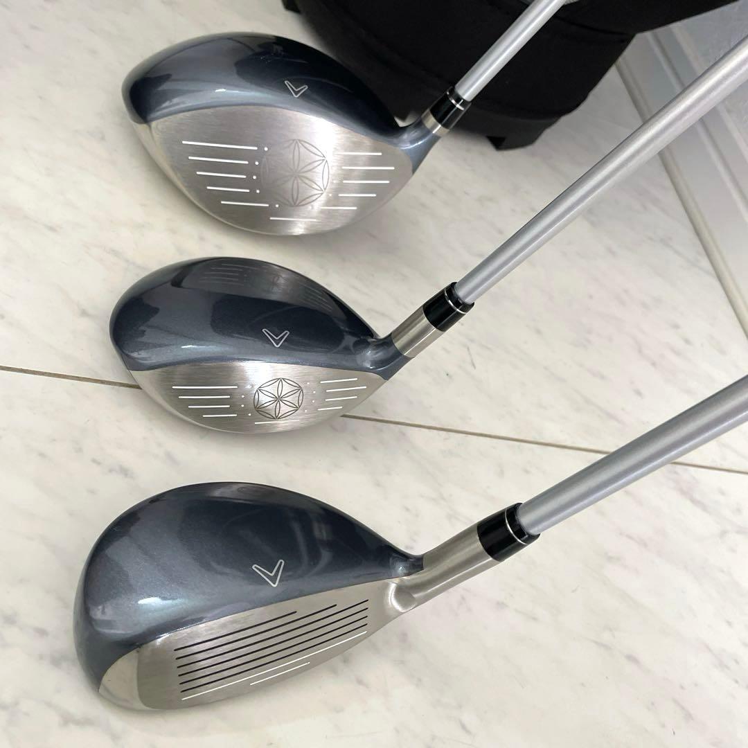 ほぼ新品未使用　最新モデル　キャロウェイ　ソレイユ　レディースゴルフクラブセット