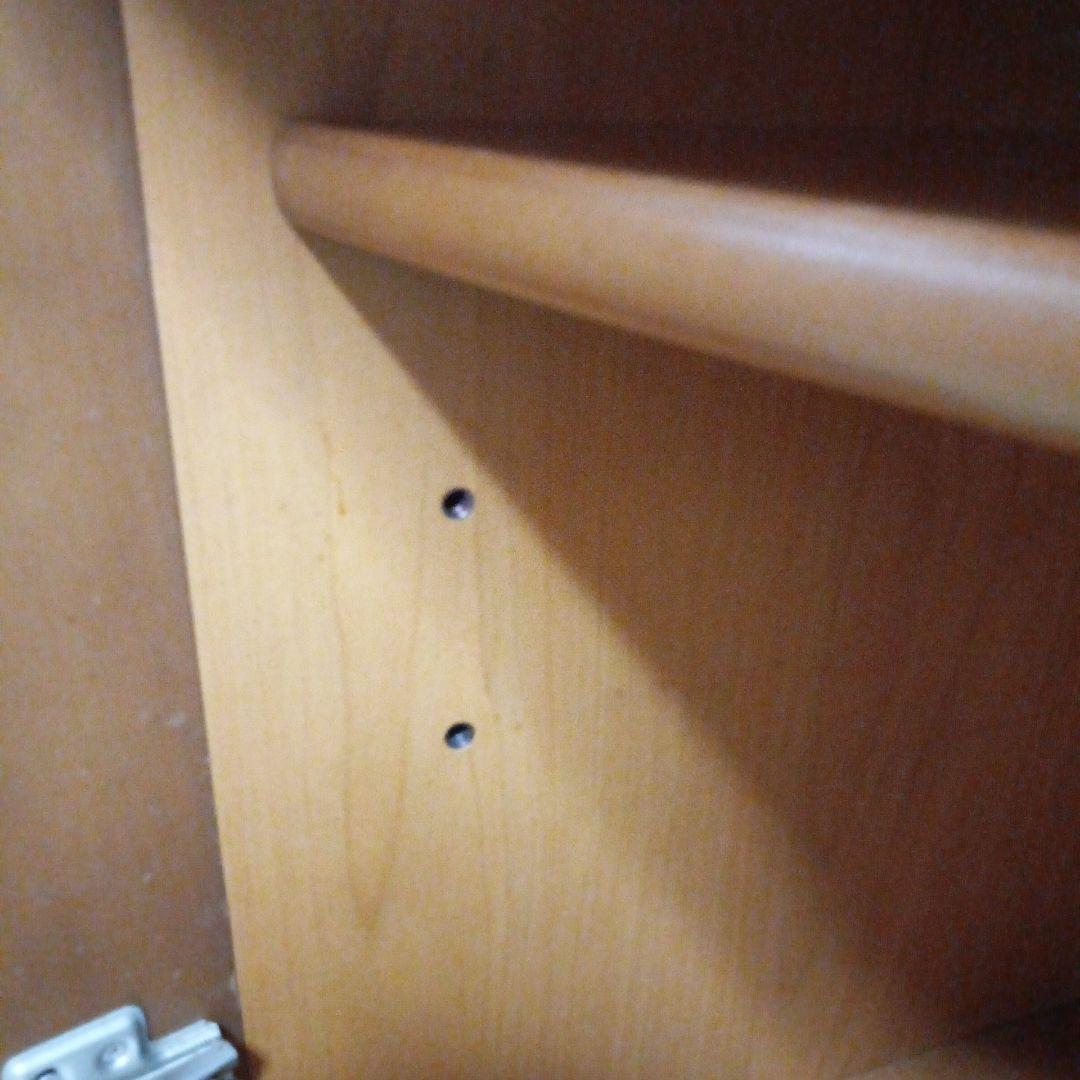 テレビ台 天然木 ブラウン 3引き出し ガラス扉