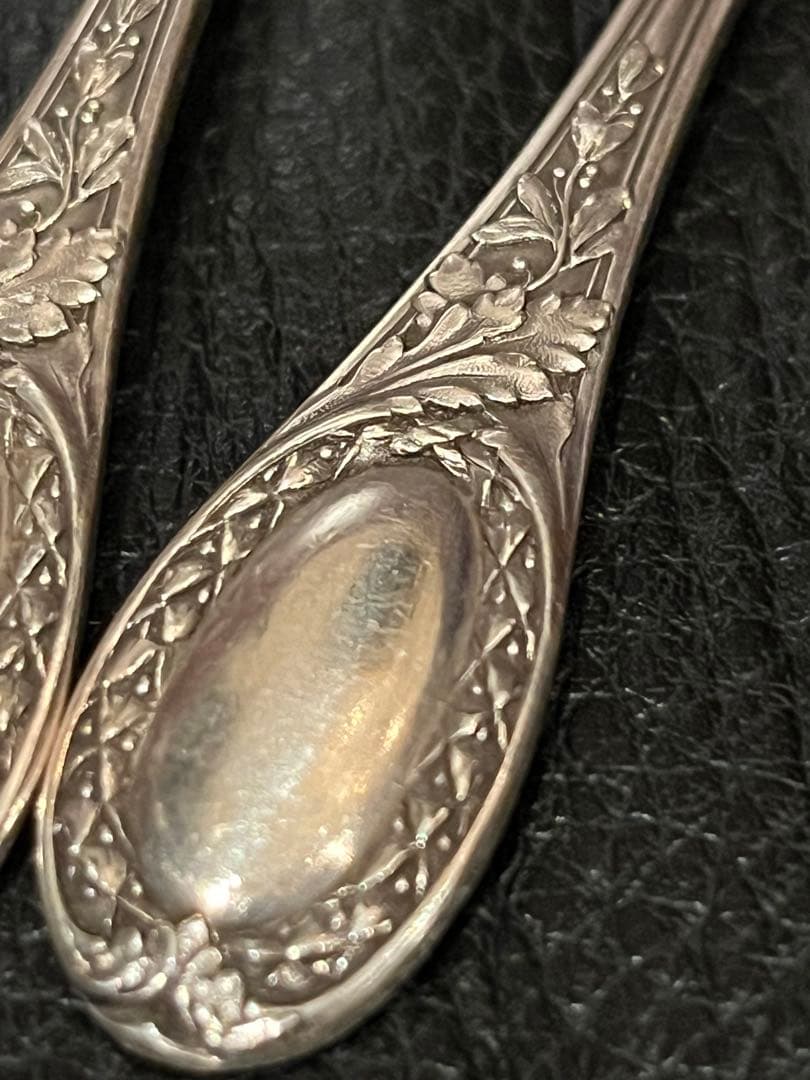 ピュイフォルカ　純銀製　スターリングシルバー　スプーン　セット　アンティーク