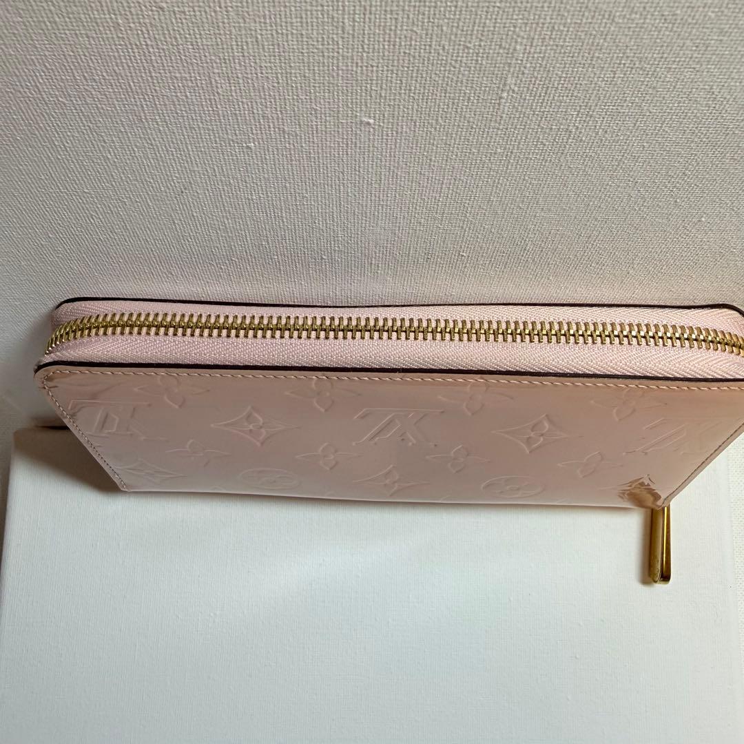 ルイヴィトン　Louis Vuitton ヴェルニ　ピンク エナメル 長財布