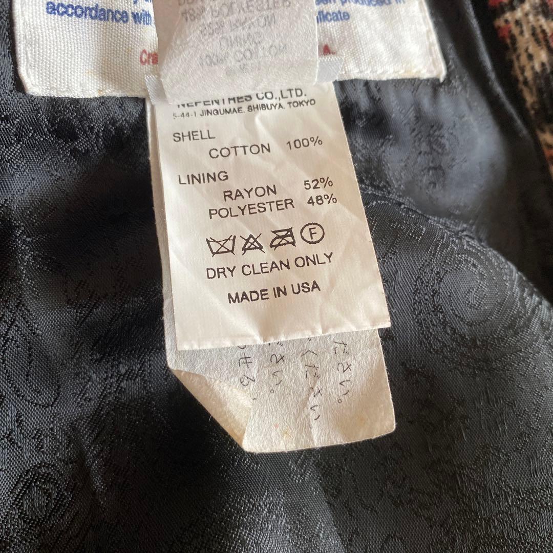 ケイちゃんエンジニアードガーメンツ ペイズリーコーデュロイ　セットアップ