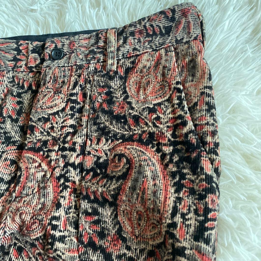 ケイちゃんエンジニアードガーメンツ ペイズリーコーデュロイ　セットアップ