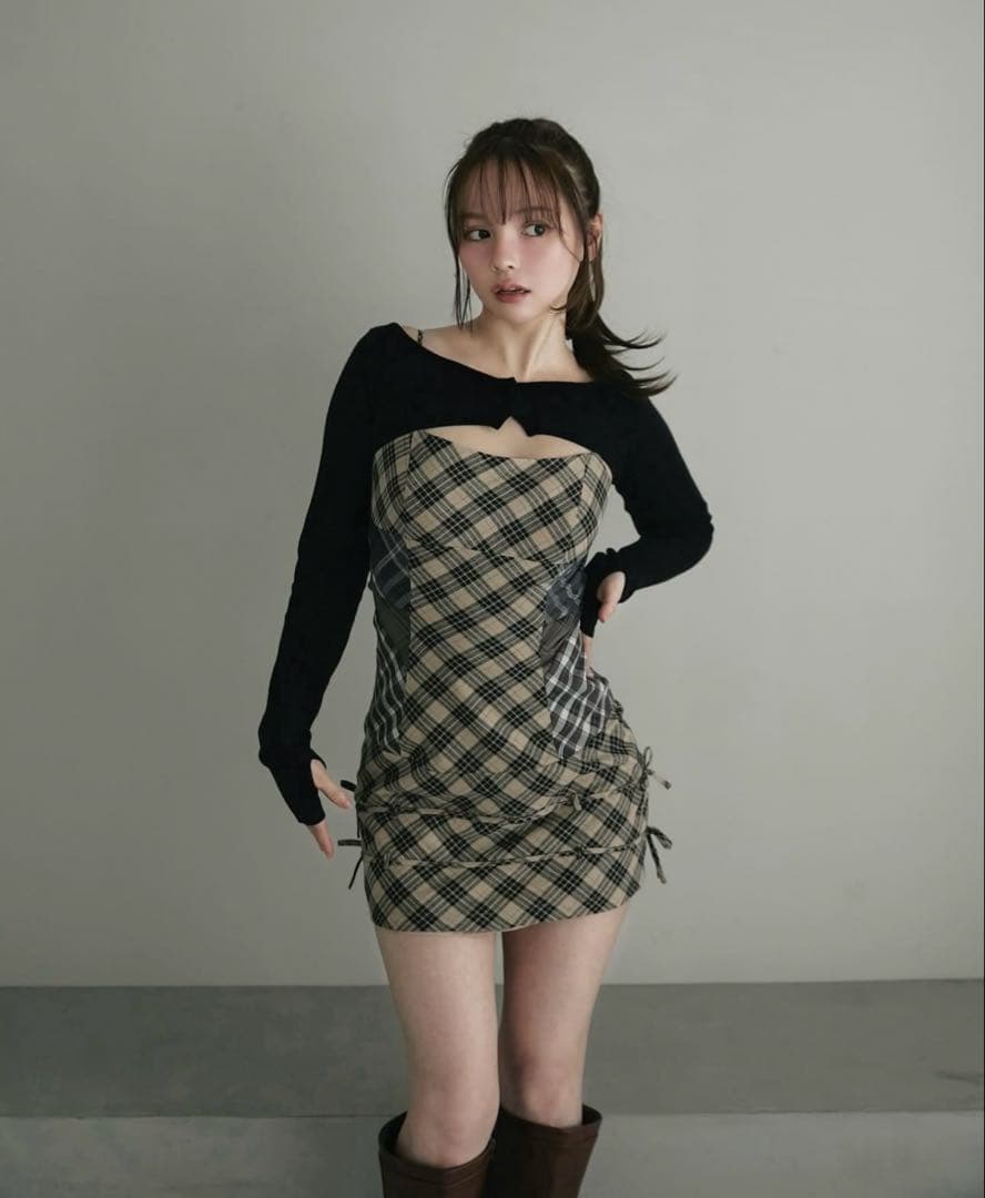 ワンピース aine set mini dress andmary