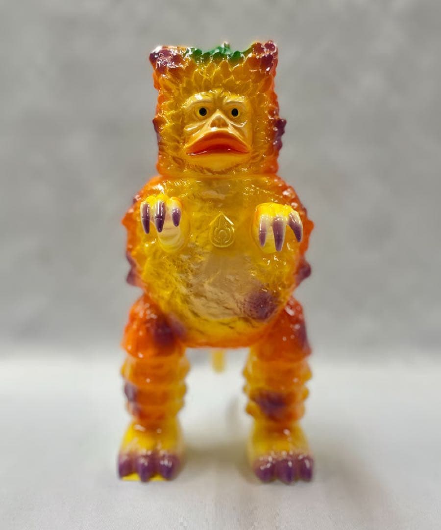 M1号　ガラモン　ハロウィンカラー　蓄光　スタンダード　ソフビ　ブルマァク