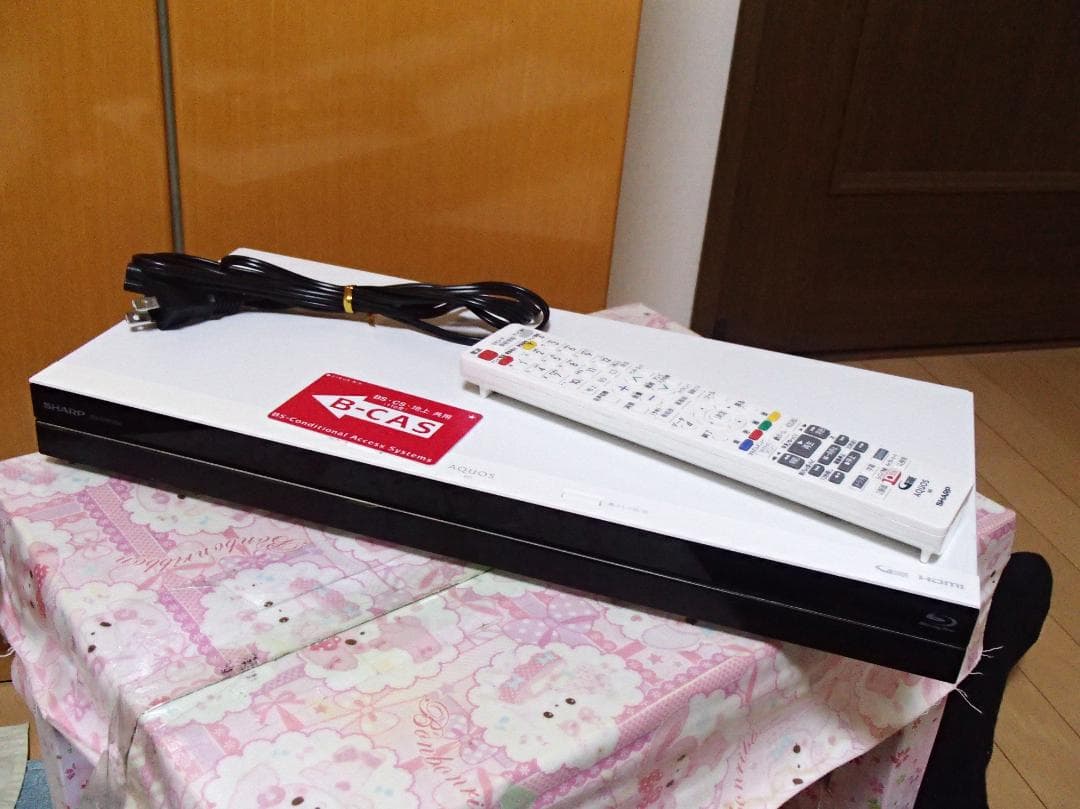 AQUOSブルーレイレコーダー BD‐WW１２００、整備点検済み、
