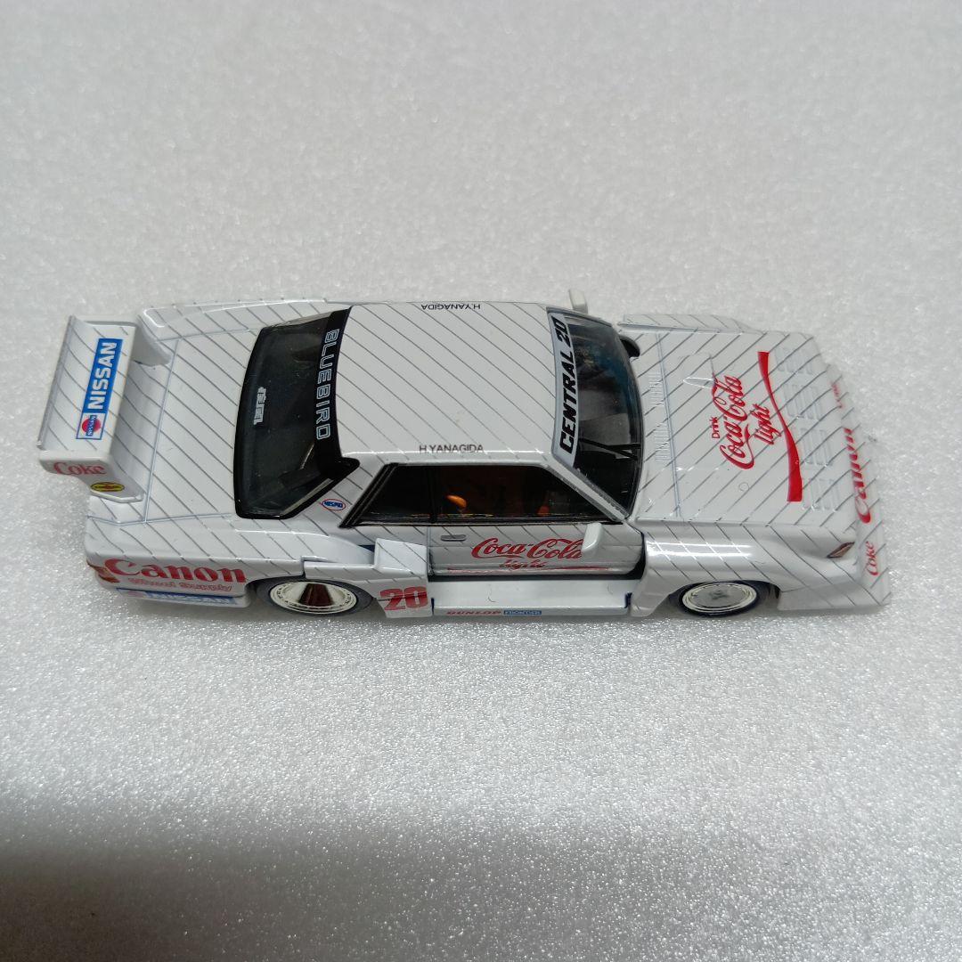 トミーテック 日産 ブルーバード スーパーシルエット ミニカー 1/64