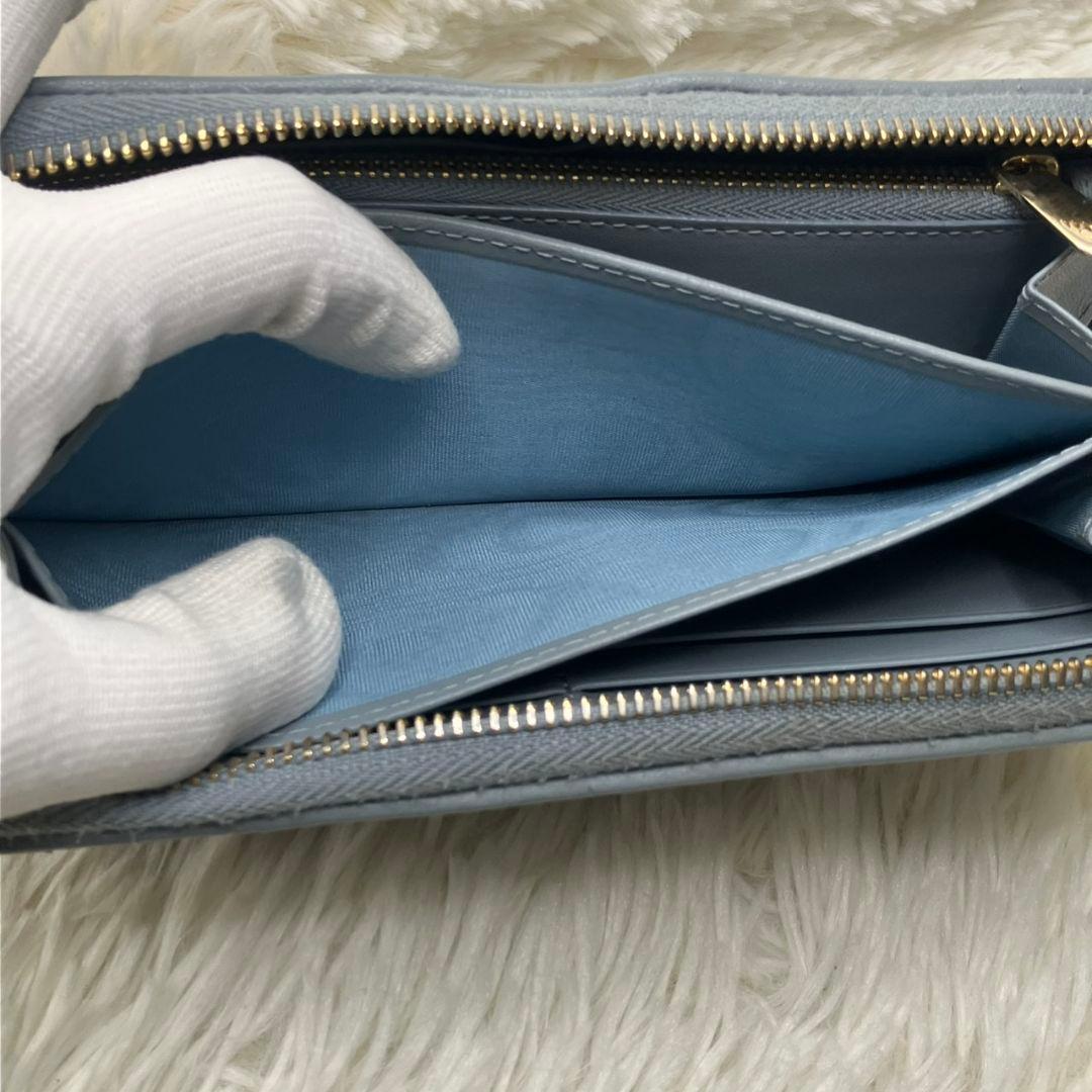 クリスチャンディオール レディ ディオール カナージュ 長財布 ラムレザー