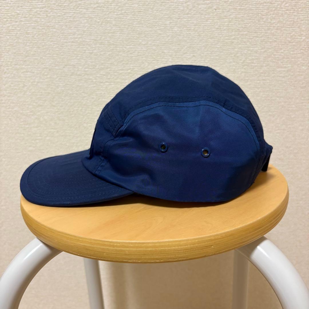 シュプリーム　格子柄　チェック柄　ジェットキャップ　キャンプキャップ　ネイビー