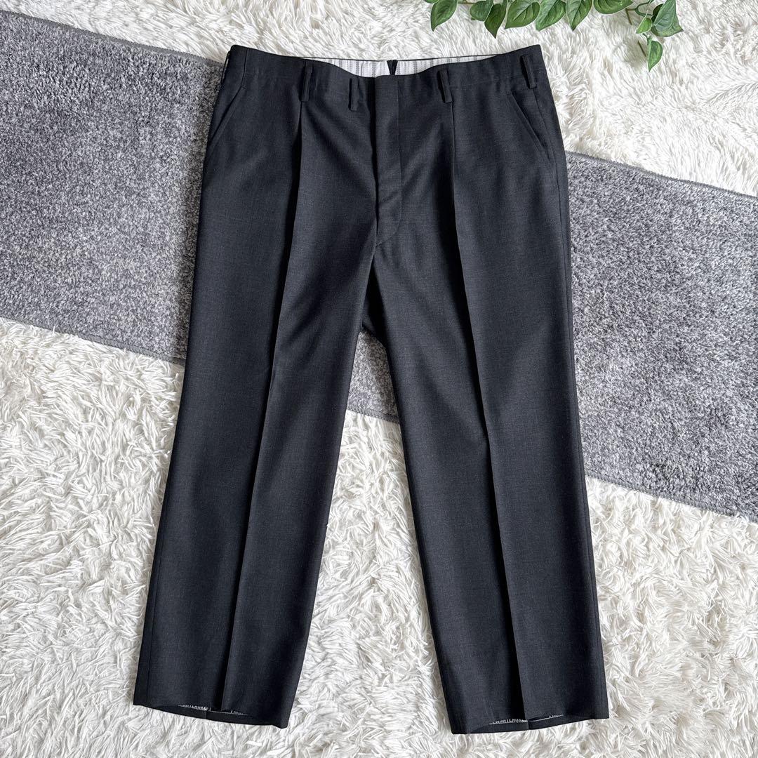 当時物　YSL イヴサンローラン セットアップ　スーツ　ダブル　グレー　y2k