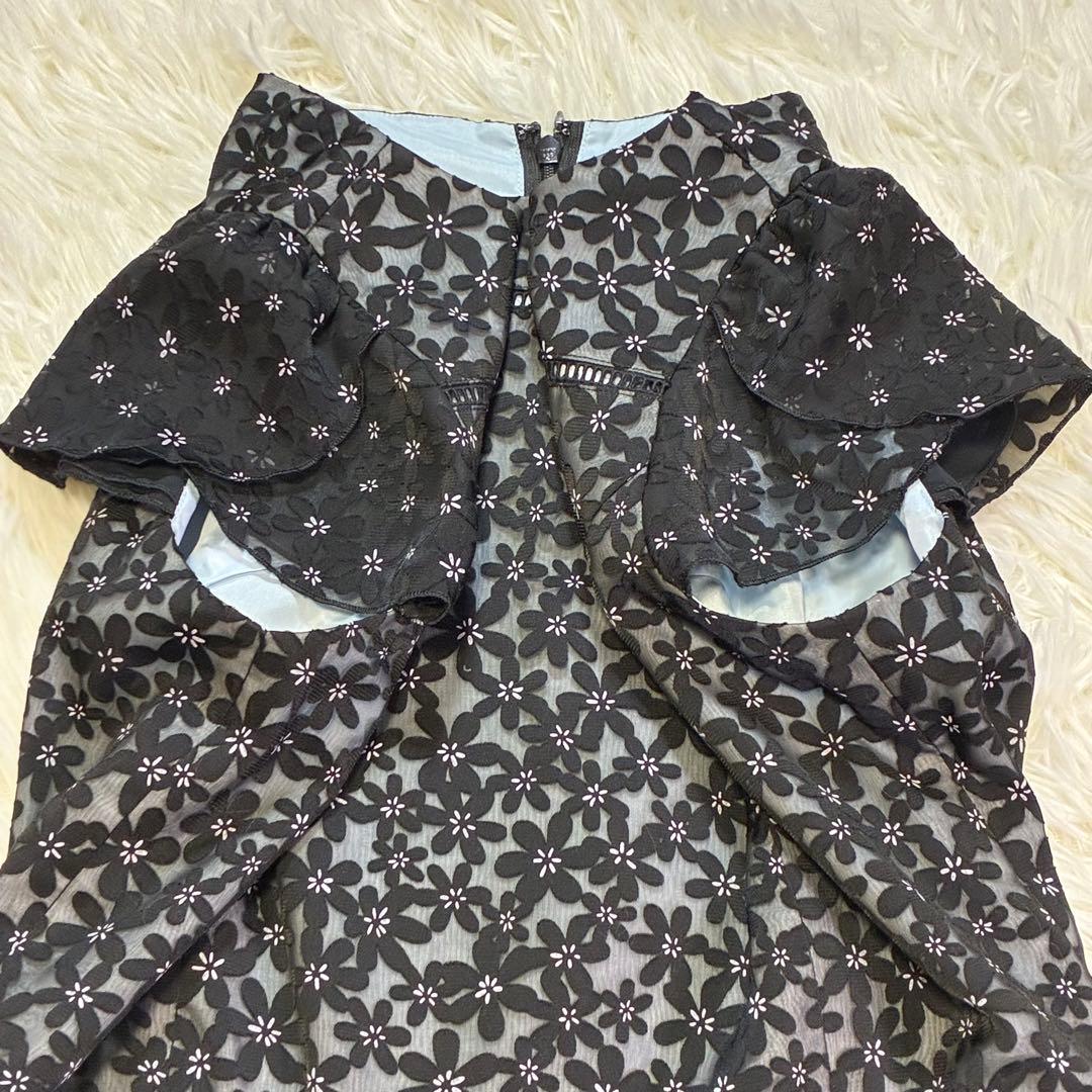 【美品】トッカ WINTER COSMOSドレス ワンピース 総柄 花柄 6