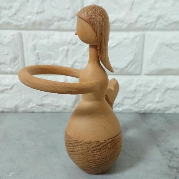 超稀少 木製 アーキテクトメイド マーメイド オブジェ デンマーク製 人魚