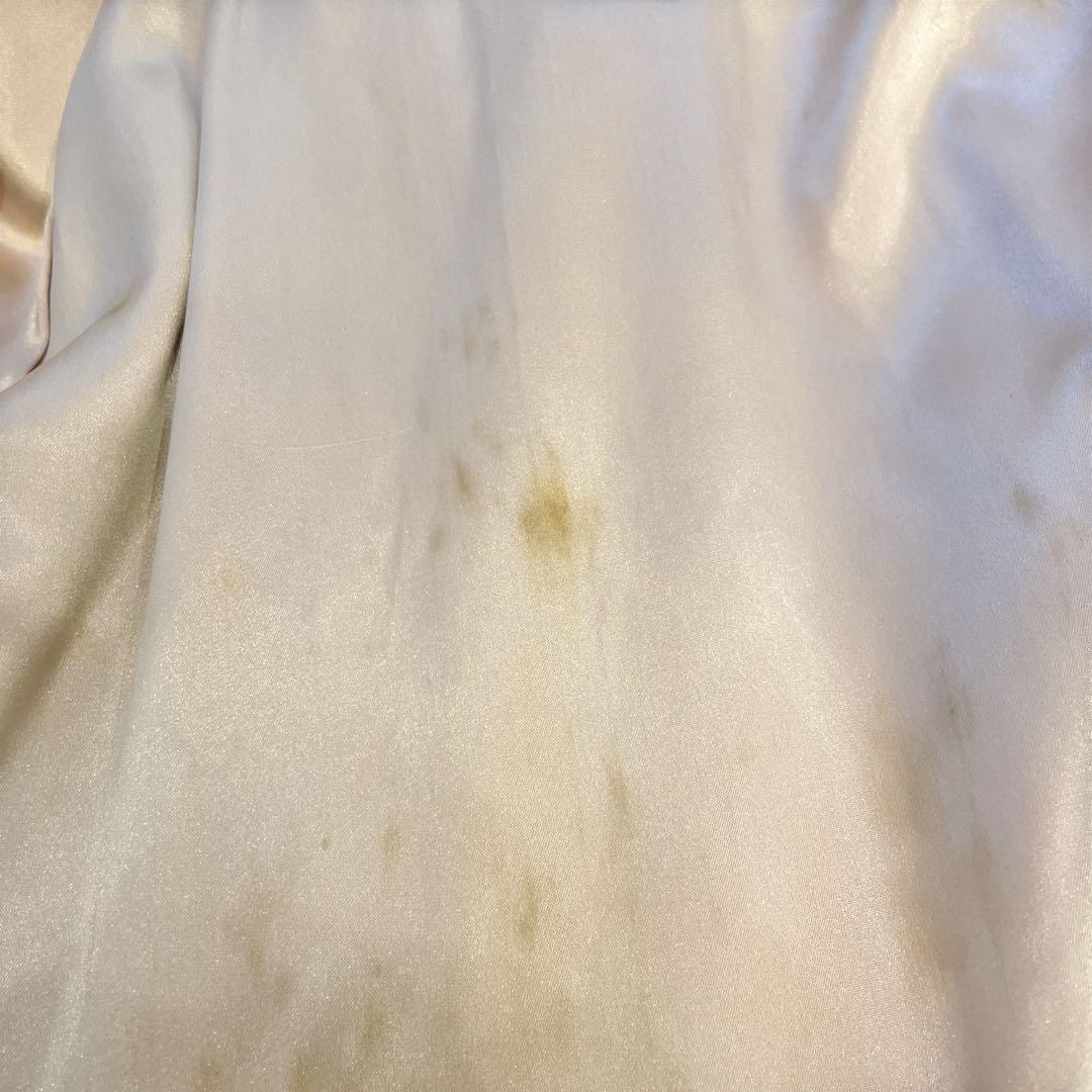 巻き毛ラム×ラビット ケープコート グレー×ブラウン リアルファー 裏地難あり