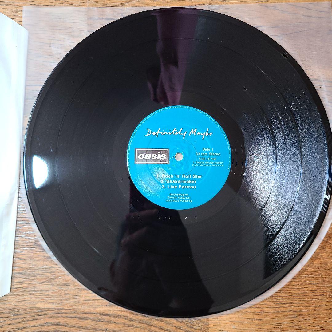 Oasis Definitely Maybe レコード UK盤