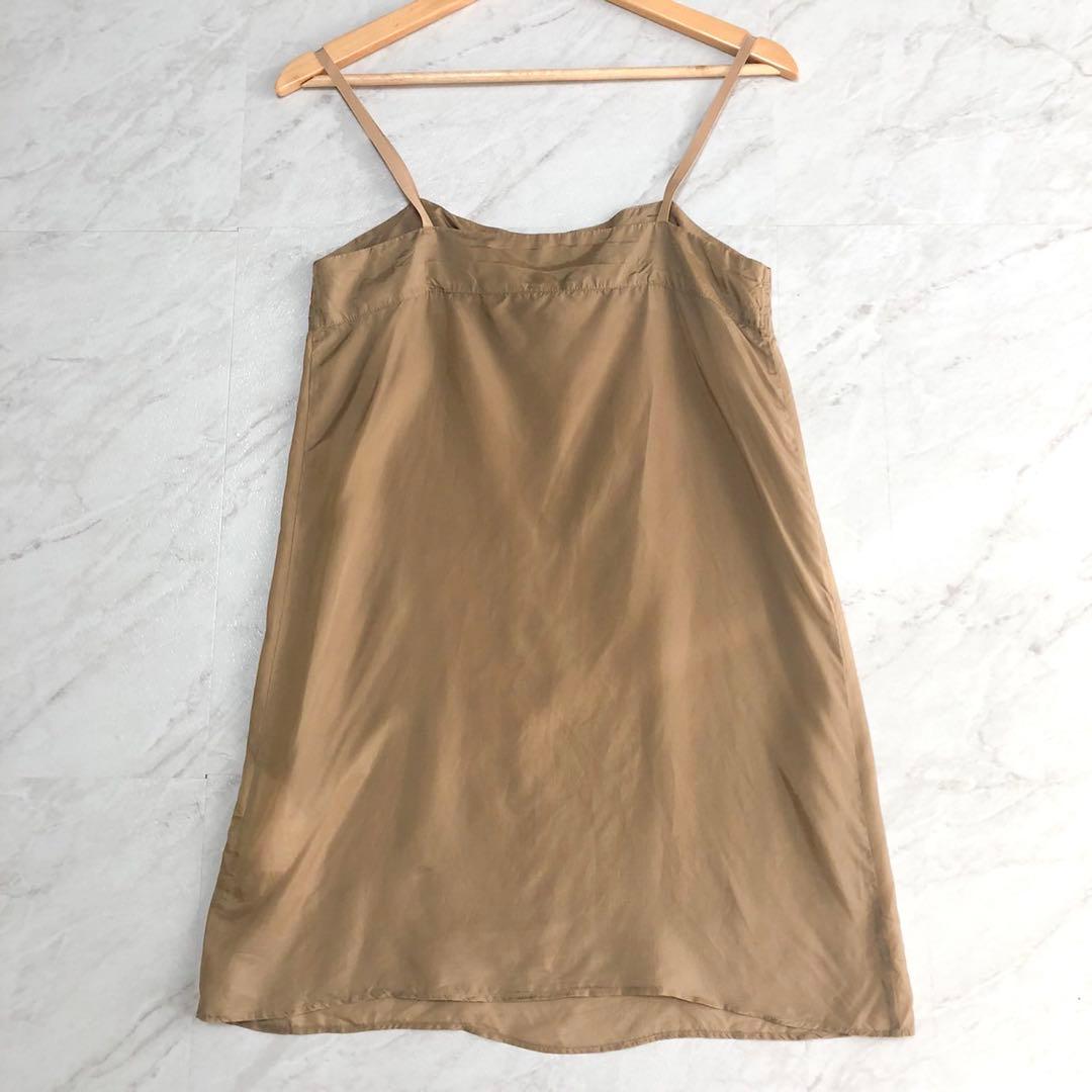 【希少 20SS】sacai ファブリックコンボドレスワンピース ベージュ 1