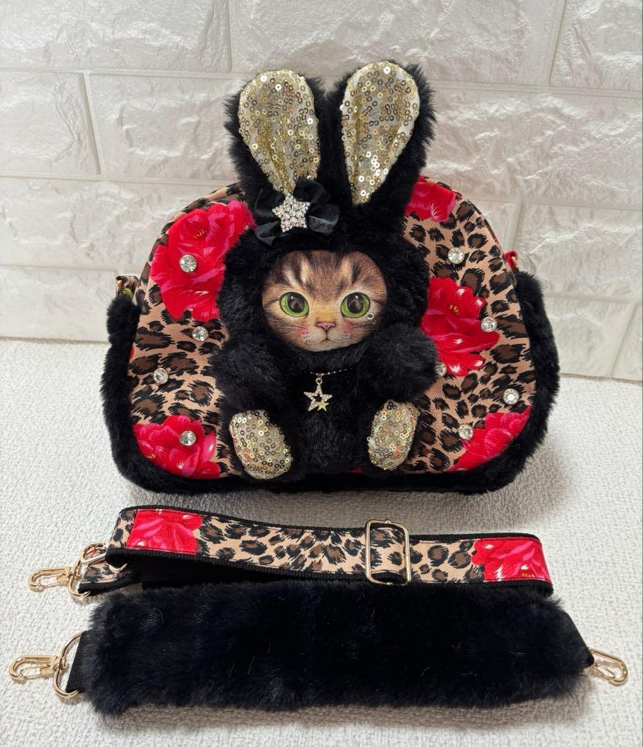 さ*ー様 コヤンイサムチョン　ハンドメイド　ファーショルダーバッグ　サンダーちゃ