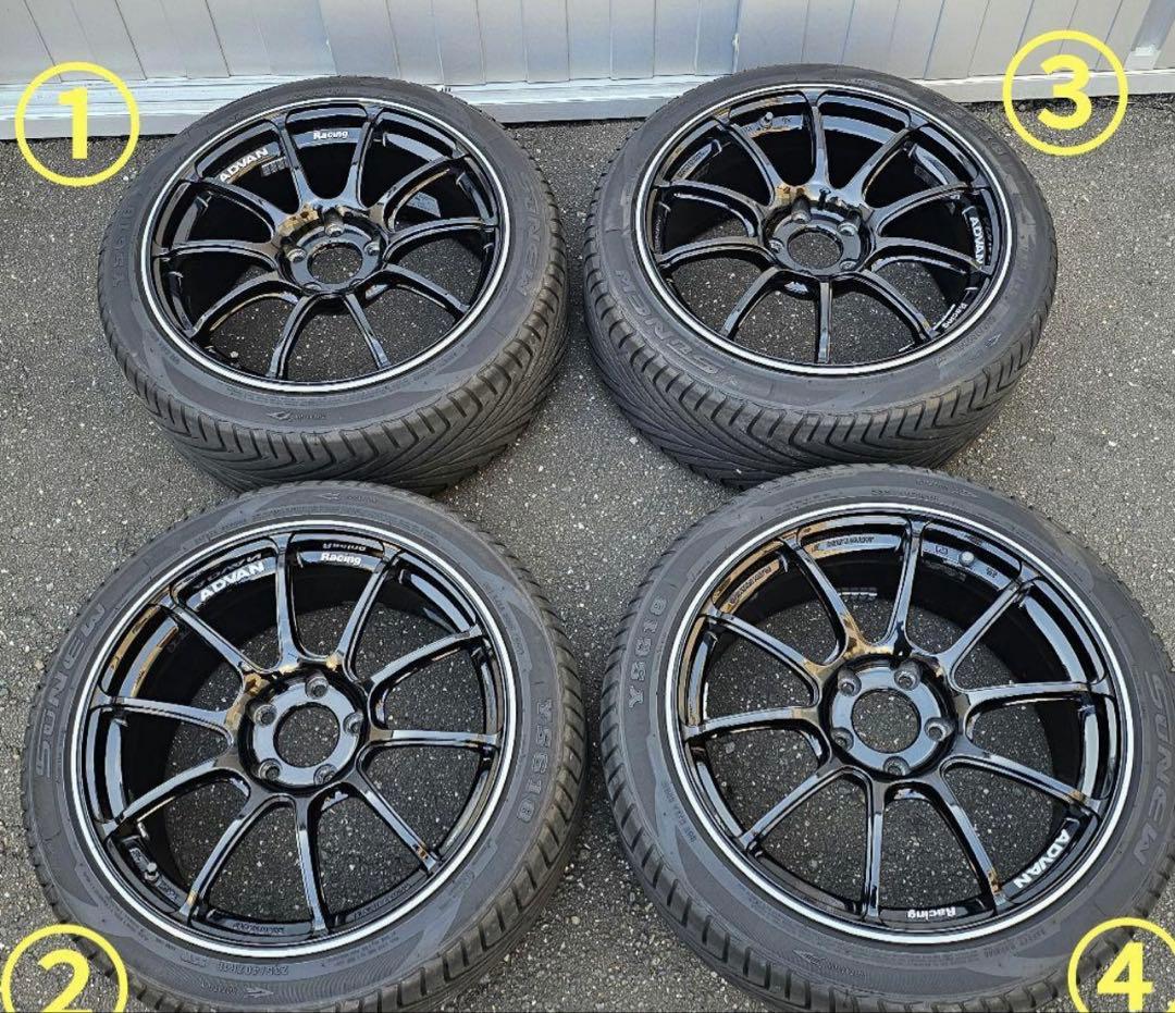 アドバンレーシング　RZ2　114.3　18インチ　8.5J　+45